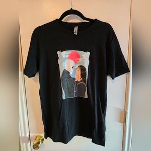 Japanese skull and school girl design shirt